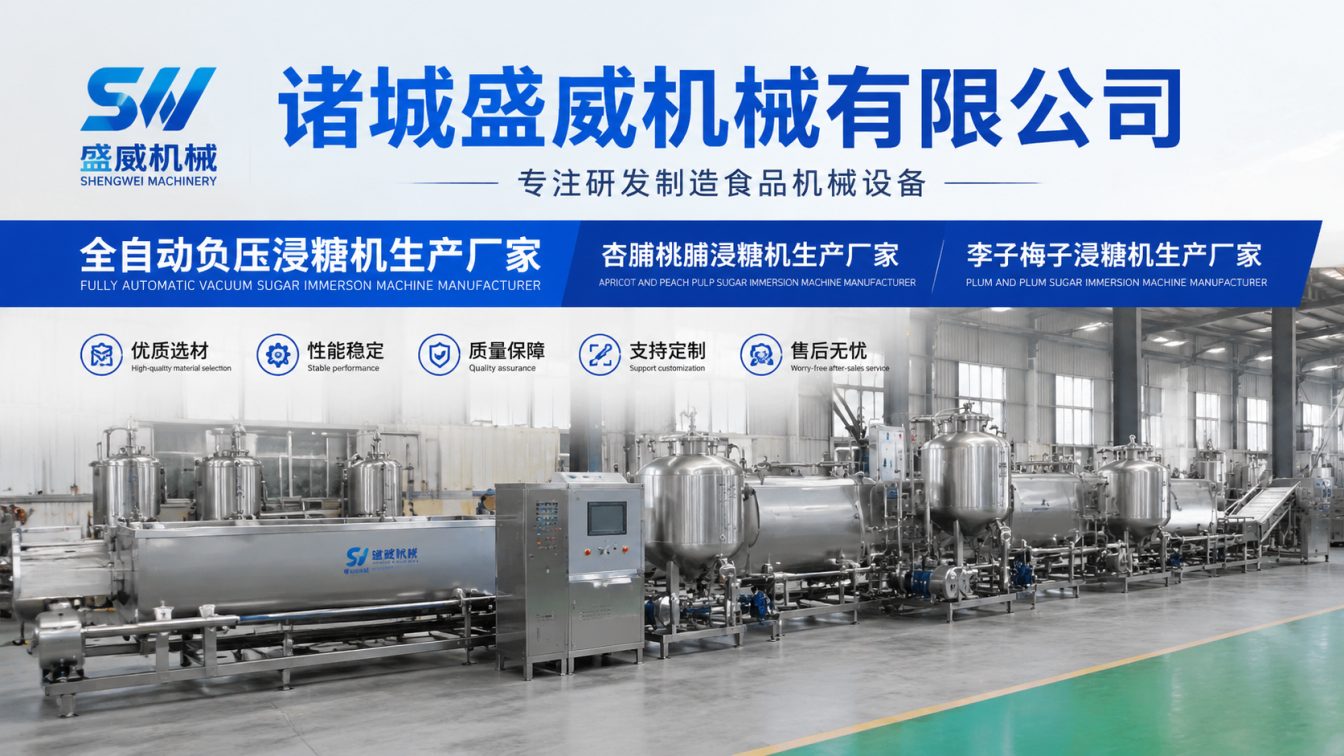 常州为果脯加工提供负压浸糖方案
